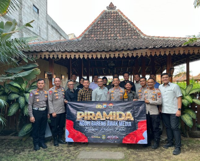 Silaturahmi Bersama Kapolres Kediri Kota, Ketua PWI: Media dan Kepolisian Punya Peran Penting Jaga Kamtibmas