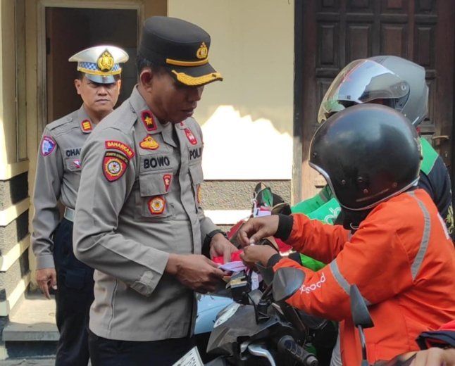 Polsek Kediri Kota Bentuk “Sabuk Kamtibmas”, Gandeng Ojol Jadi Mitra Informasi Keamanan