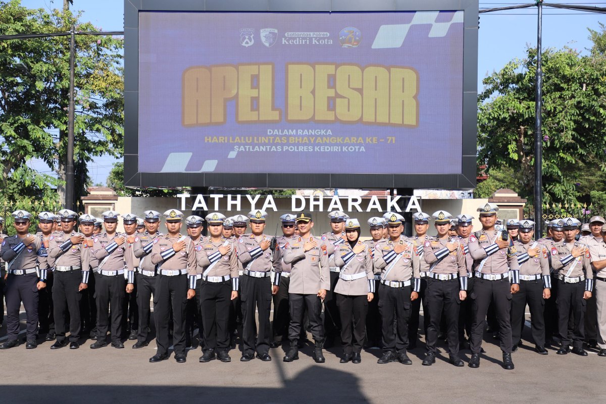 Hari jadi Lantas ke-71, Polres Kediri Kota Dorong Pelayanan Lalu Lintas Makin Modern dan Humanis