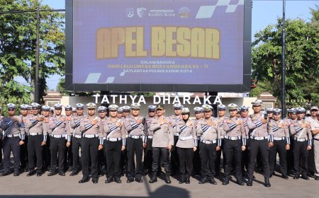 Hari jadi Lantas ke-71, Polres Kediri Kota Dorong Pelayanan Lalu Lintas Makin Modern dan Humanis