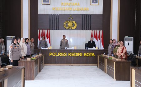 Dari Pengabdian untuk Negeri, Polwan Polres Kediri Kota Teguhkan Semangat “Extraordinary Impact”