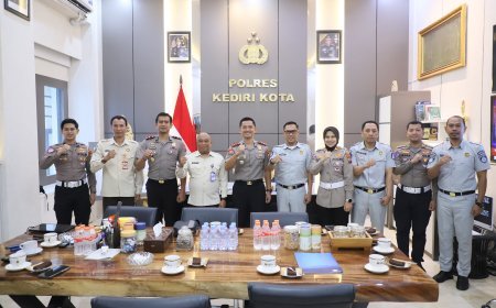 Sinergi Kapolres Kediri Kota, Bapenda dan Jasa Raharja untuk Pelayanan Masyarakat yang Lebih Baik