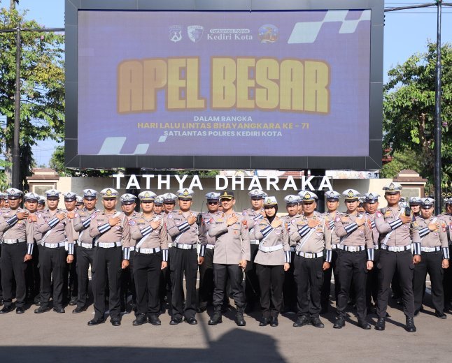 Hari jadi Lantas ke-71, Polres Kediri Kota Dorong Pelayanan Lalu Lintas Makin Modern dan Humanis