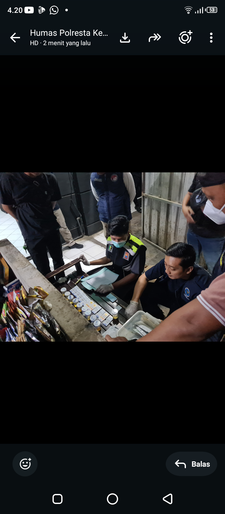 Perkuat Pemberantasan Narkoba, Polres Kediri Kota Bersama BNNK dan Tim Medis Gelar Operasi Terpadu