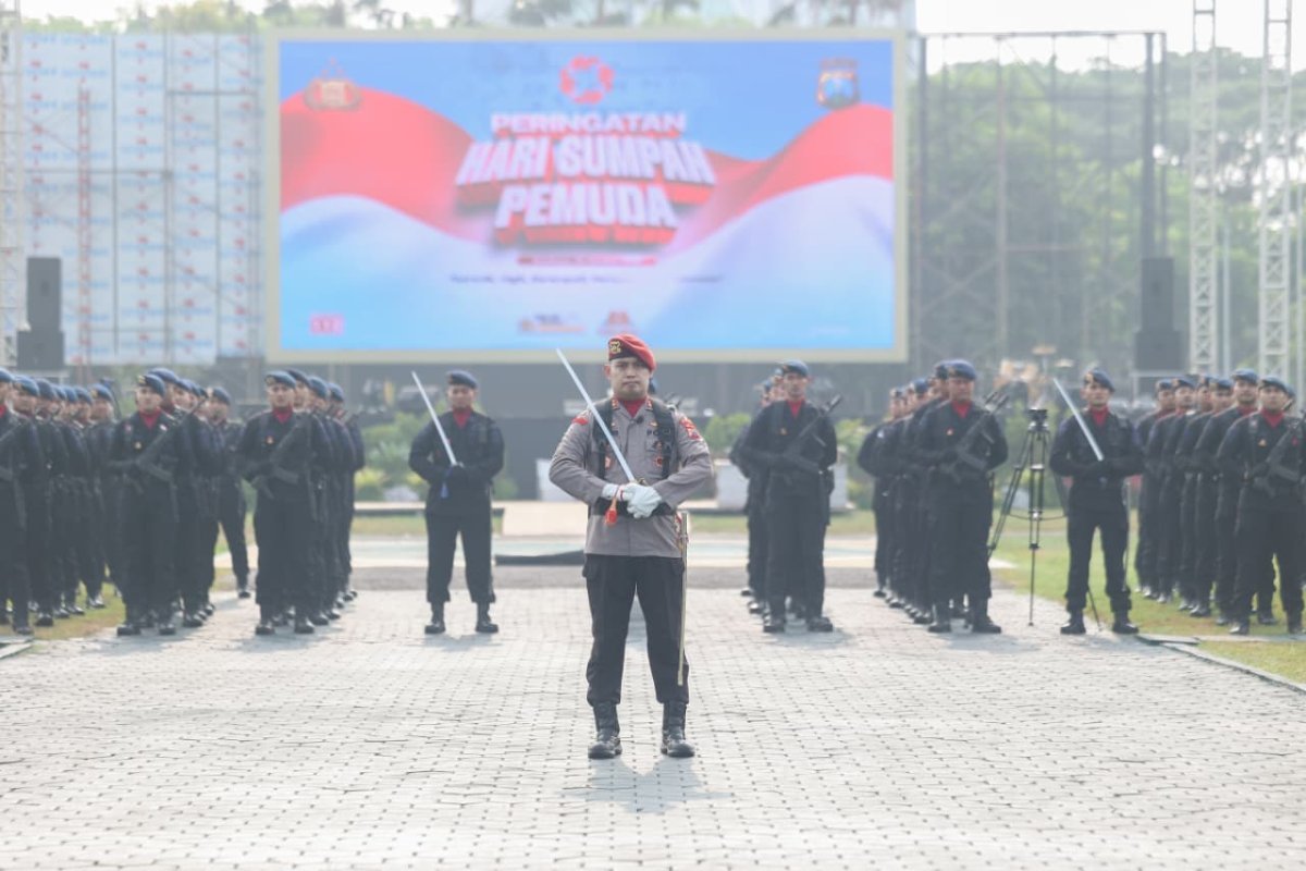 Hari Sumpah Pemuda ke-98, Polda Jatim Ajak Generasi Muda Hidupkan Semangat Patriotik, Gigih dan Berempati