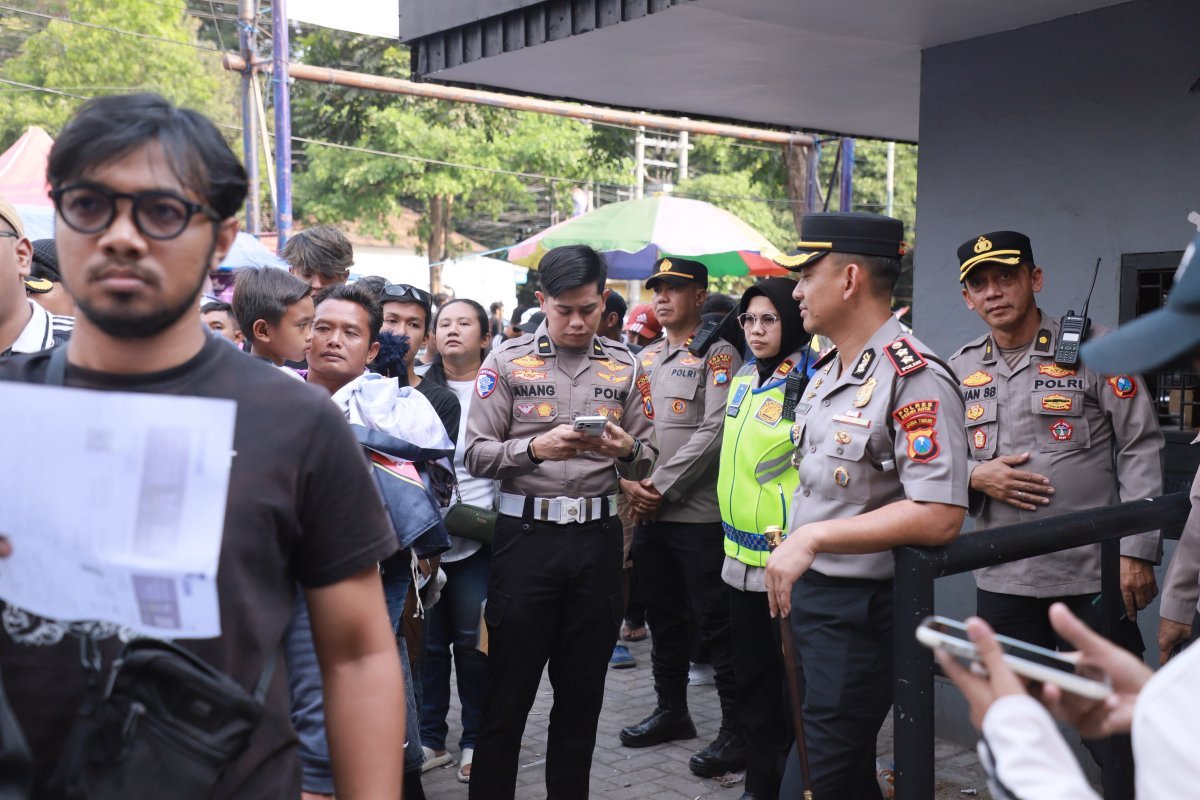 Pastikan Suporter Nyaman, Kapolres Kediri Kota Cek Pengamanan Laga Persik Vs PSS Sleman
