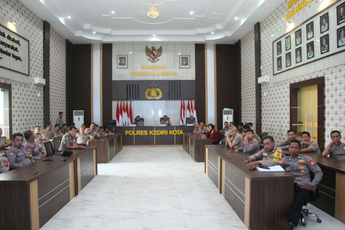 Polres Kediri Kota Sosialisasikan Agen Perlinsos, Polisi Didorong Bantu Warga Akses Bantuan Sosial
