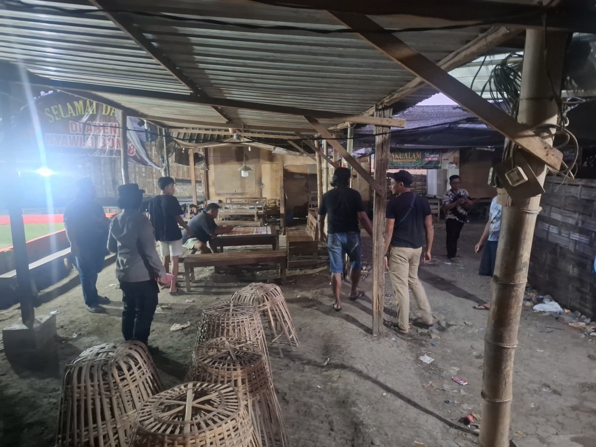 Polres Tulungagung Bongkar Lokasi Perjudian Sabung Ayam Dan Dadu di Desa Bono