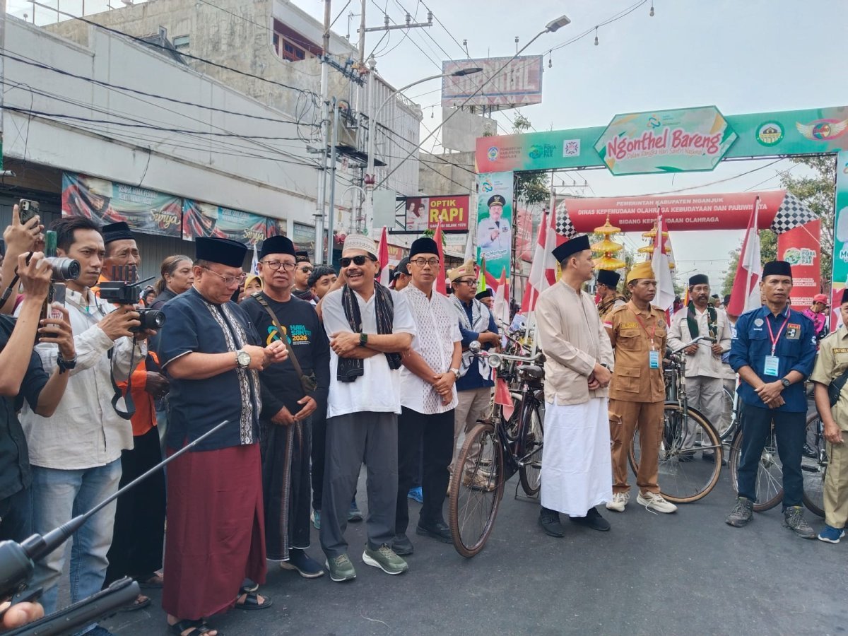NGONTHEL BARENG DALAM RANGKA HARI SANTRI NASIONAL HADIAH UTAMA KERBAO&DUA PASANG KAMBING NGANJUK 2026.