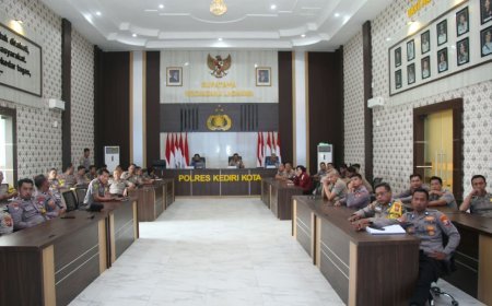 Polres Kediri Kota Sosialisasikan Agen Perlinsos, Polisi Didorong Bantu Warga Akses Bantuan Sosial