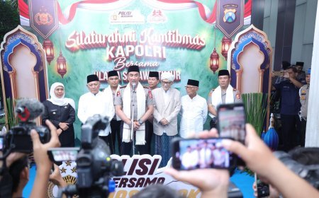 Silaturahmi dengan Ulama se-Jatim, Kapolri Ajak Perkuat Sinergi Jaga Kamtibmas
