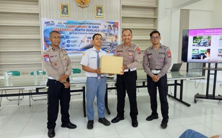 Bangun Generasi Pelopor Keselamatan, Satlantas Polres Kediri Kota Sasar Pelajar SMK