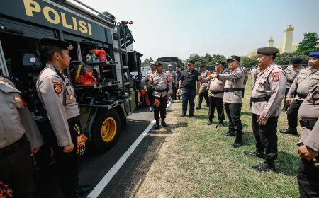 Perkuat Penanganan Karhutla, Polda Jatim Terjunkan Pasukan BKO Selama Sepekan
