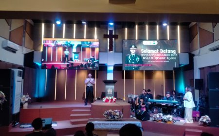 Minggu Kasih di GPPI Kediri, Kapolres Ajak Jemaat Bijak Bermedia Sosial dan Manfaatkan Layanan 110