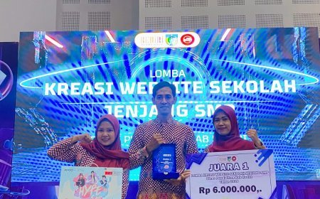 SMP Ringinrejo  bangga, mendapatkan juara satu sekabupaten Kediri