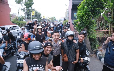 Jaga Kondusivitas Wilayah, Kapolres Kediri Kota Turun Langsung Pantau Penyekatan Arus Balik PSHT