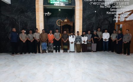 Melalui Sholat Subuh Keliling, Polres Kediri Kota Perkuat Silaturahmi dan Sinergi Kamtibmas