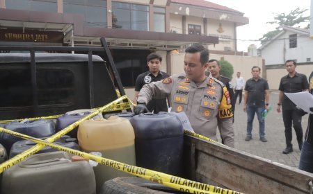 Polres Blitar Ungkap Kasus Dugaan Penimbunan 1.030 Liter BBM Bersubsidi