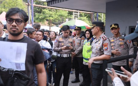 Pastikan Suporter Nyaman, Kapolres Kediri Kota Cek Pengamanan Laga Persik Vs PSS Sleman
