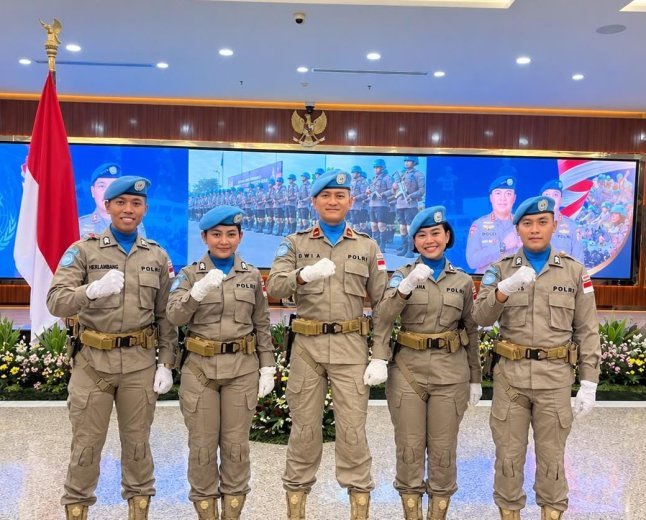 Lima Personel Polda Jatim Siap Jalankan Misi Perdamaian PBB di Afrika Tengah