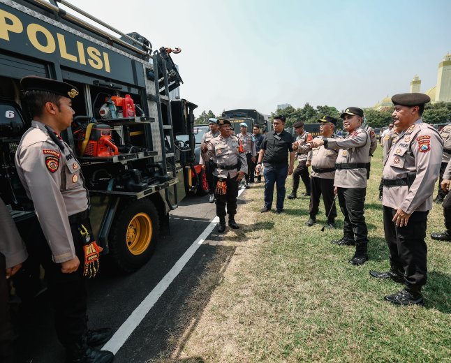 Perkuat Penanganan Karhutla, Polda Jatim Terjunkan Pasukan BKO Selama Sepekan