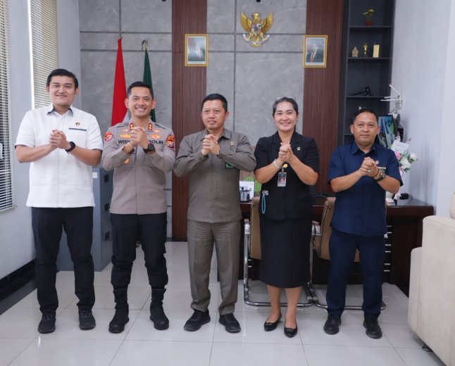 Kapolres Kediri Kota Silaturahmi ke Pengadilan Negeri, Perkuat Sinergitas Penegakan Hukum