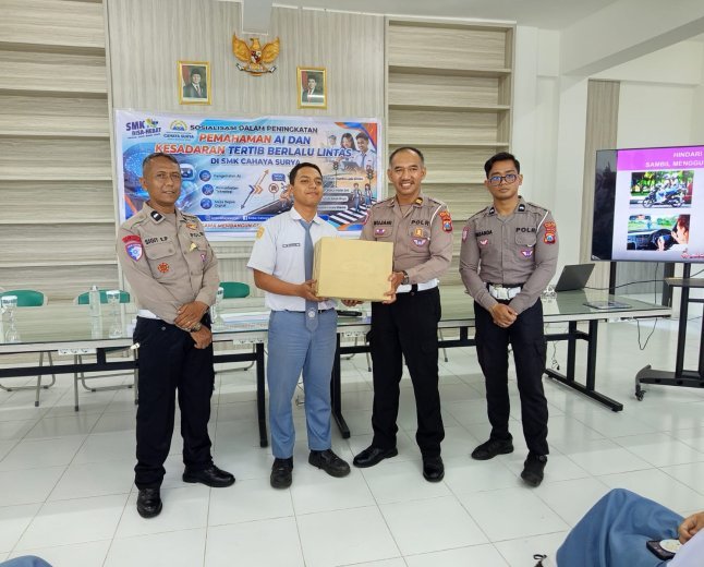 Bangun Generasi Pelopor Keselamatan, Satlantas Polres Kediri Kota Sasar Pelajar SMK
