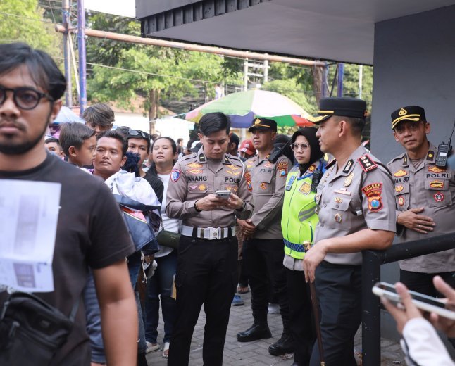 Pastikan Suporter Nyaman, Kapolres Kediri Kota Cek Pengamanan Laga Persik Vs PSS Sleman
