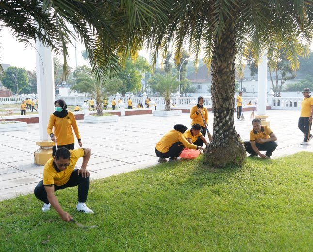 Polres Kediri Konsisten Jaga Kelestarian Lingkungan Melalui Program Green Policing