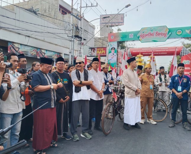 NGONTHEL BARENG DALAM RANGKA HARI SANTRI NASIONAL HADIAH UTAMA KERBAO&DUA PASANG KAMBING NGANJUK 2026.