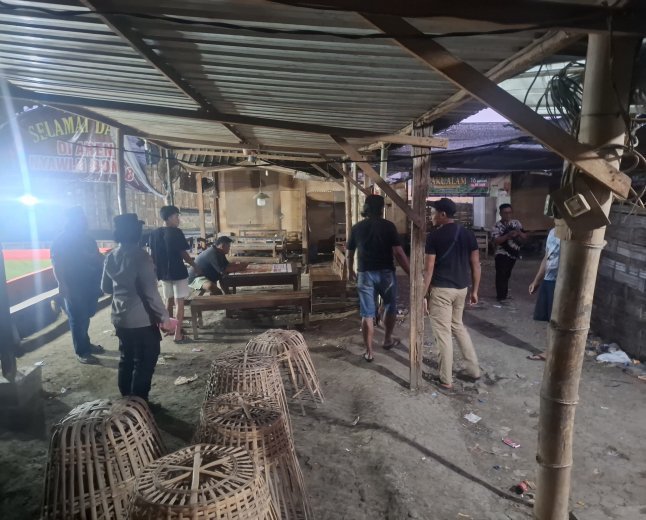 Polres Tulungagung Bongkar Lokasi Perjudian Sabung Ayam Dan Dadu di Desa Bono